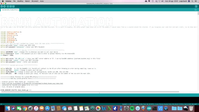Come realizzare una striscia led WiFi programmabile con un NodeMCU