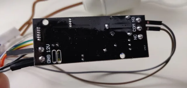 Scheda K202 vista posteriore