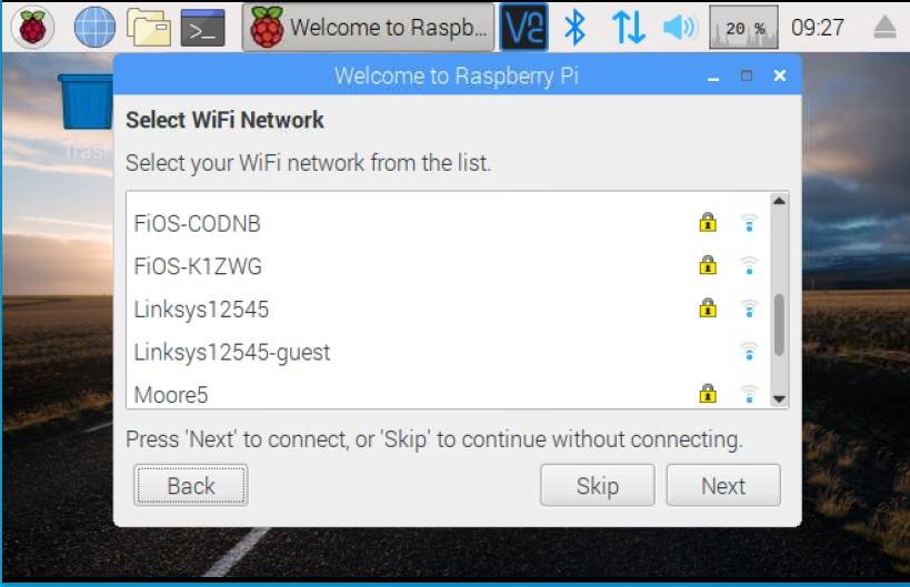 Select Wifi Network