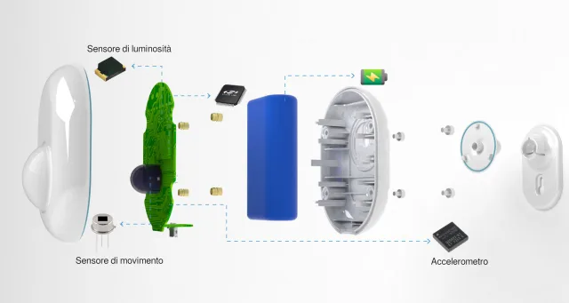 Dettaglio interno Shelly Motion