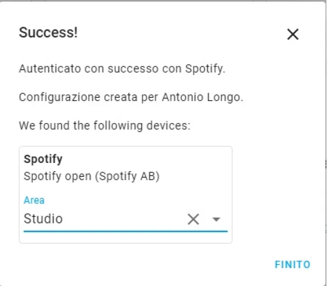 Integrazione Avvenuta con Successo