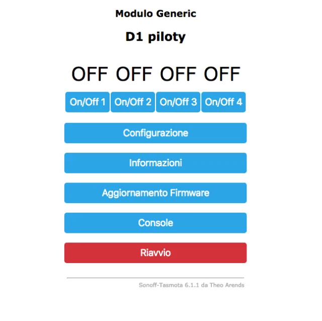 Monitorare lo stato on-off di un punto luce usando Sonoff e Relè passo passo