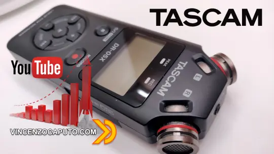 Tascam DR-05X Il Registratore Audio Professionale per aspiranti Youtuber