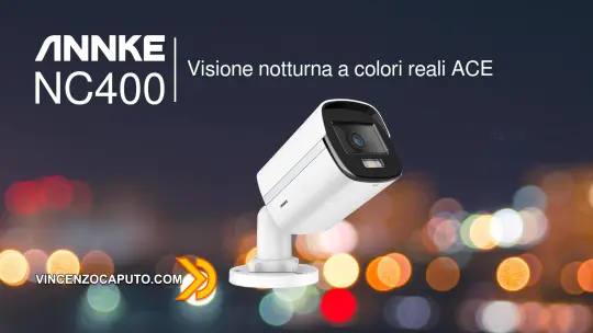 Annke NC400 - telecamera smart 4 Megapixel, PoE e True Night Vision