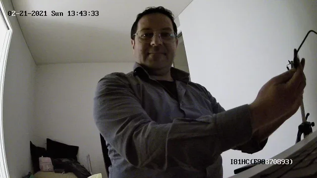 Fotogramma con ambiente buio