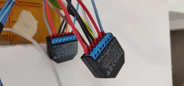 Cablaggio Shelly 2.5