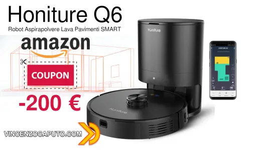 Robot Honiture Q6 a meno 200 euro su prezzo di listino