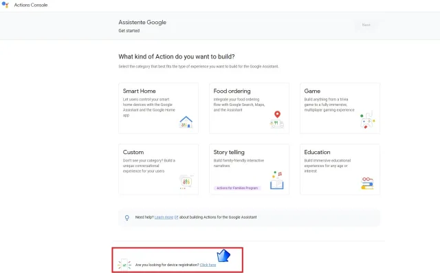 Are you looking for device registration