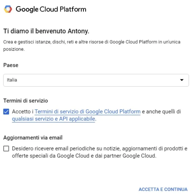 Google Cloud Platform 1 fase