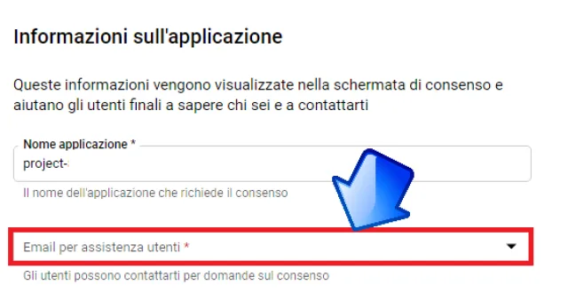 email per assitenza utenti