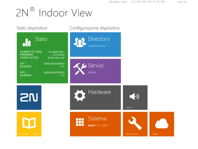 pagina web posto interno