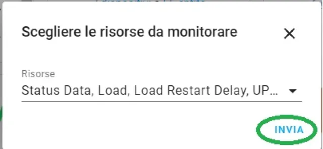 Fine scelta risrose da monitorare