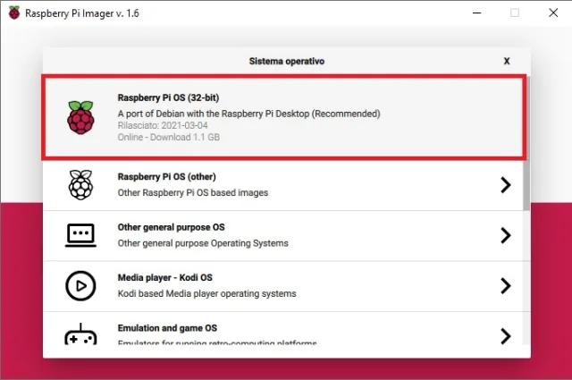 Raspberry Pi OS 32 Bit