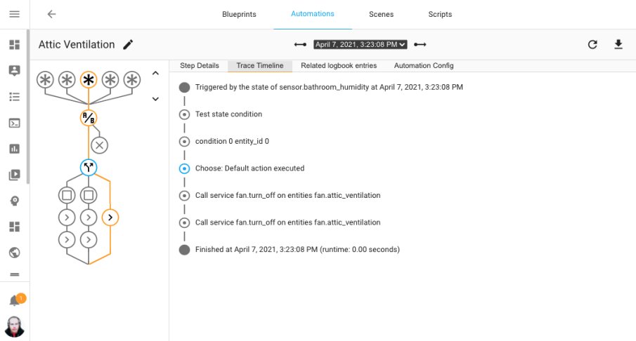 Autoamation debug example