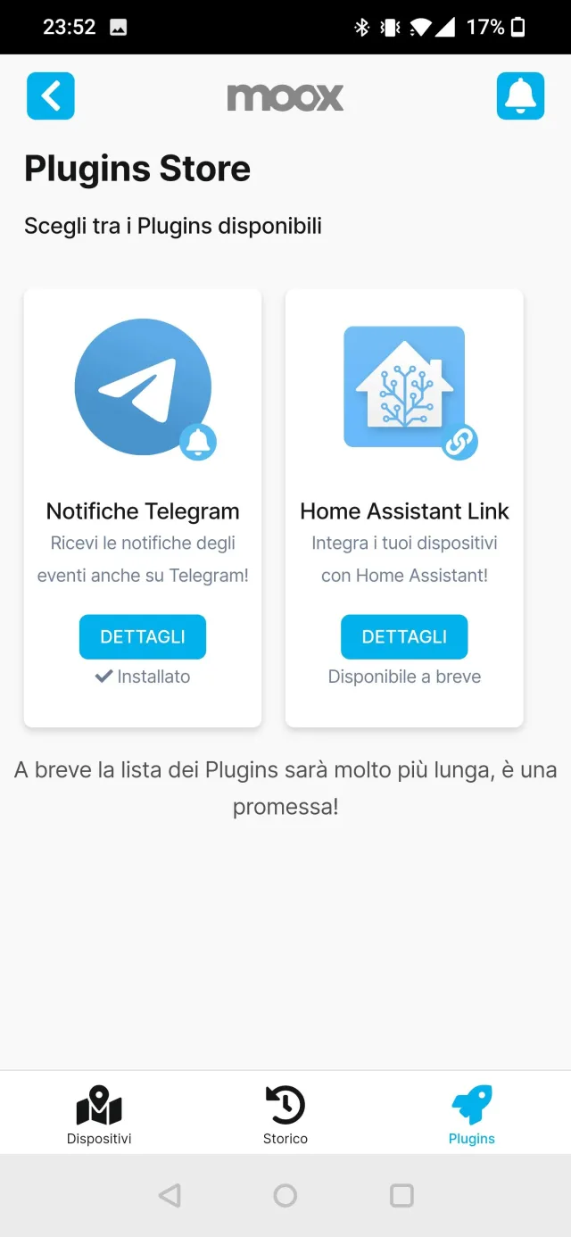 integrazione in Home Assistant