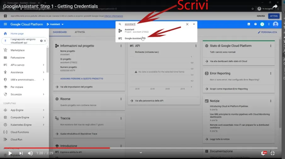console Google parte 5