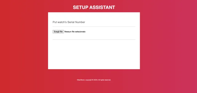 setup assistant