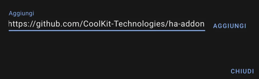 url da inserire