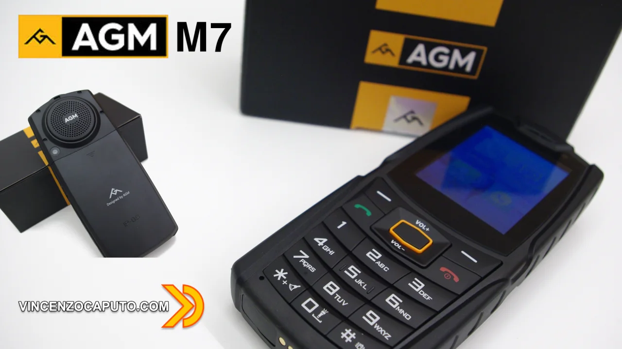 AGM M7, il Rugged Phone con tastiera fisica e audio da urlo!