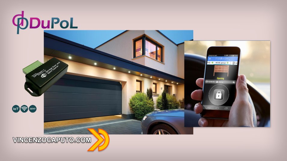 DuPol DP Door-i - Apri garage e cancelli WiFi Smart e controllo accessi