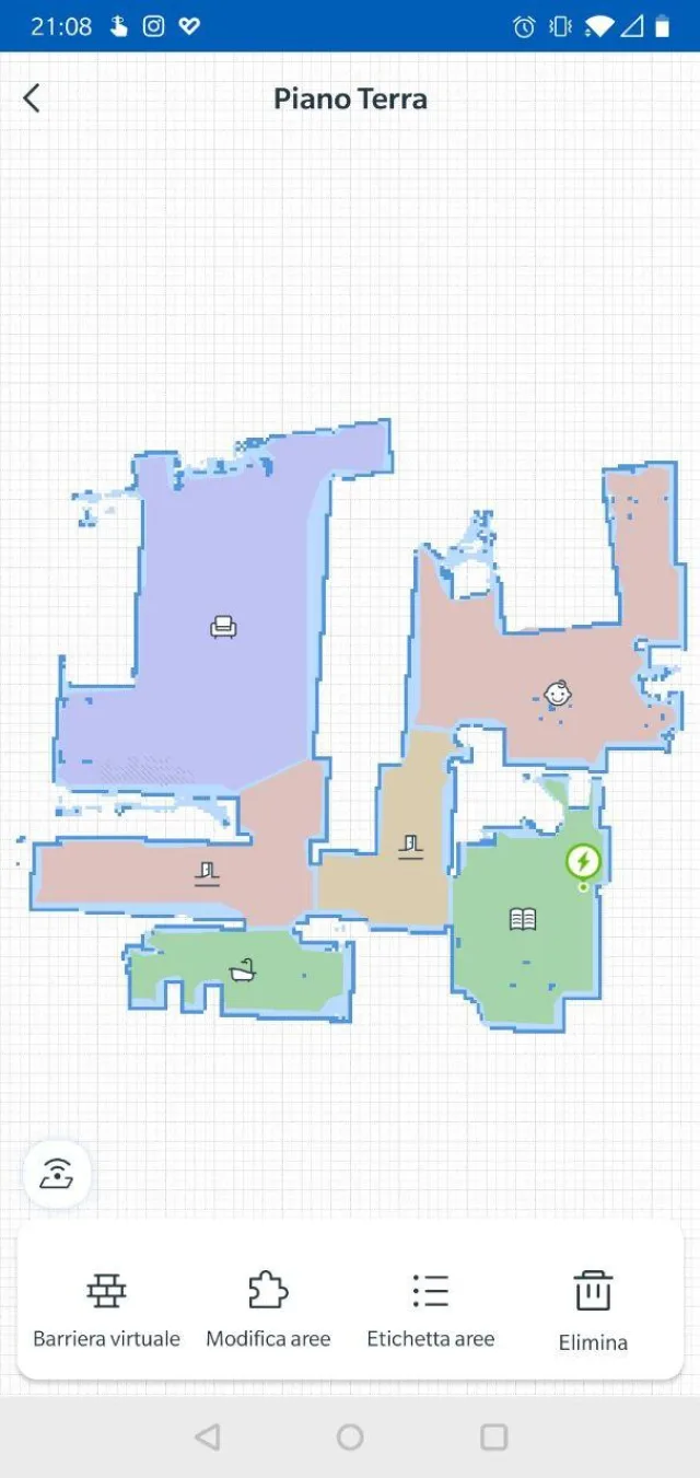 Piantina appartamento Ecovacs App