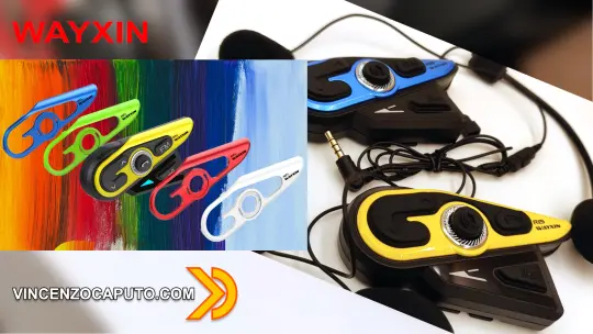 Interfono Auricolare Bluetooth per moto WAYXIN R15