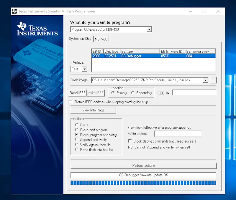 Installazione chiavetta USB ZiGBEE su RPi