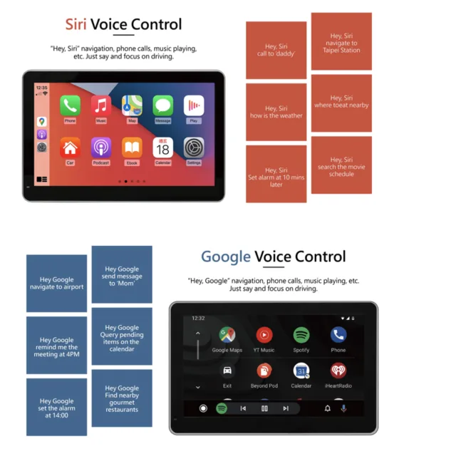 Siri e Google Assistant