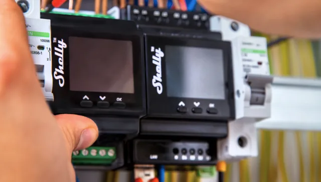 montaggio su barra Din