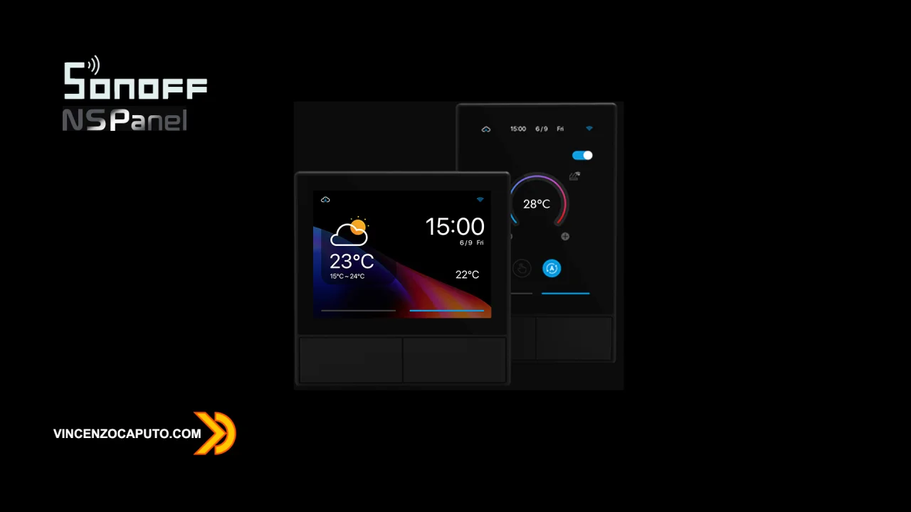 Sonoff NSpanel in arrivo su KickStarter e su vincenzocaputo.com