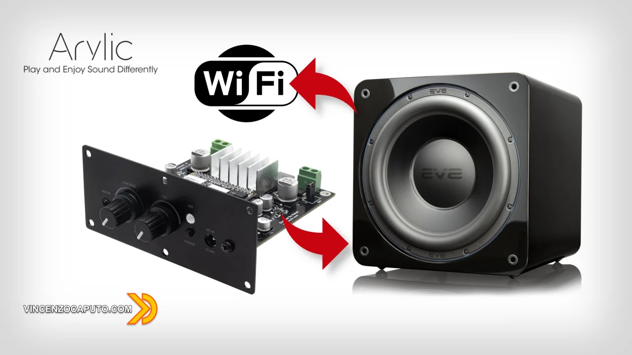 Arylic Up2Stram AMP SUB - e il Subwoofer diventa Wireless!