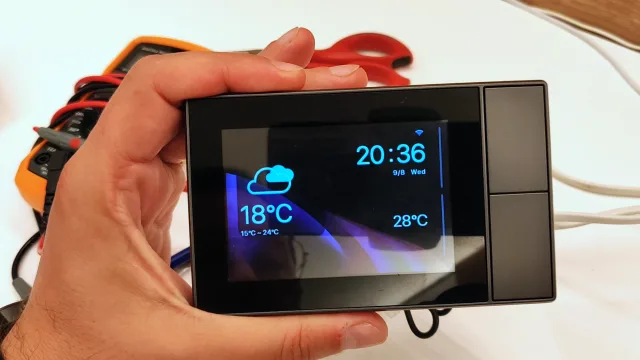 Sonoff NSpanel schermata home