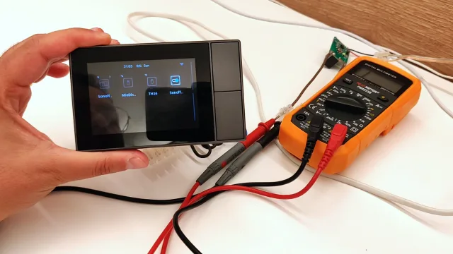Sonoff NSpanel schermata widget