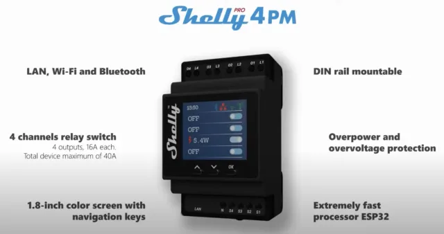 shelly 4 pro pm