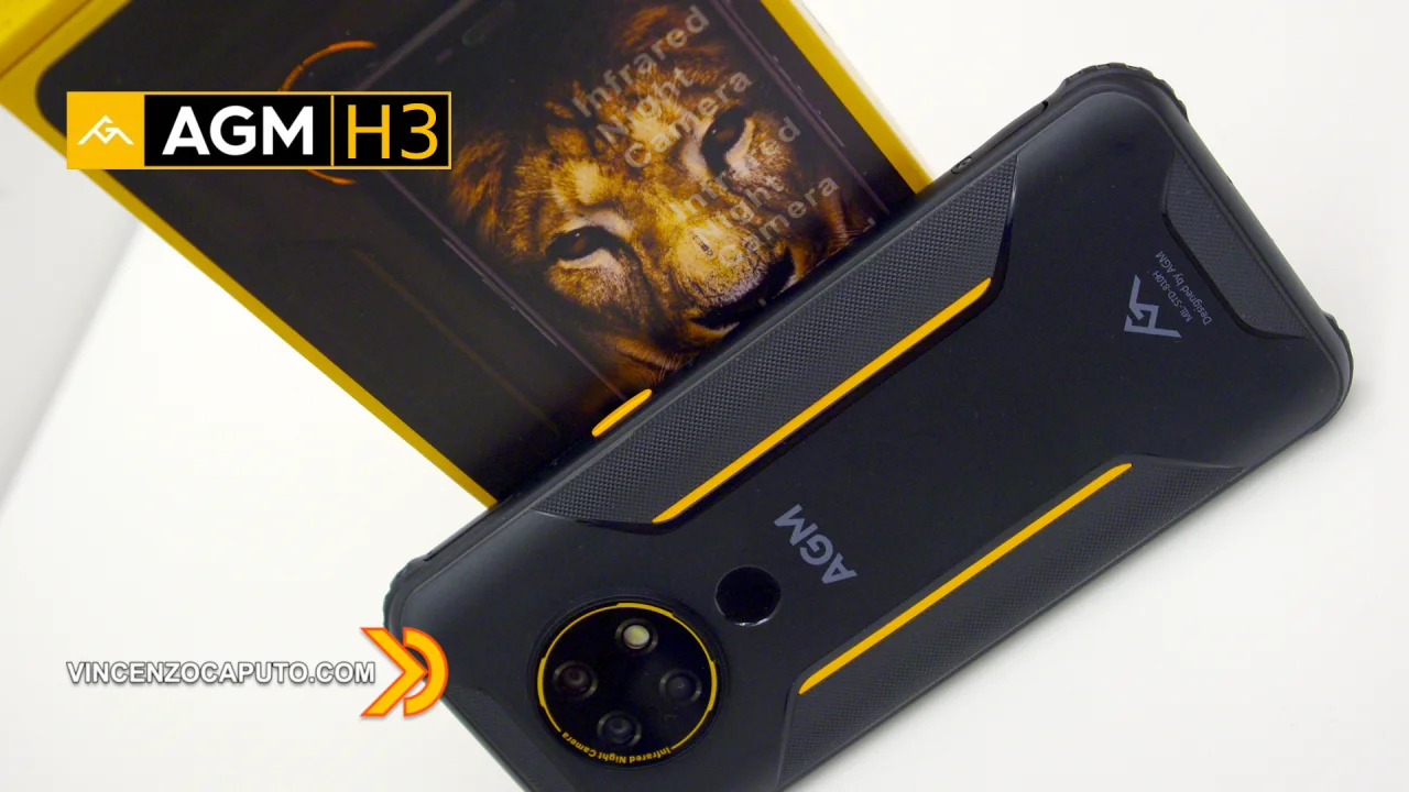 AGM H3 - il Rugged Smartphone con visione notturna ad infrarossi