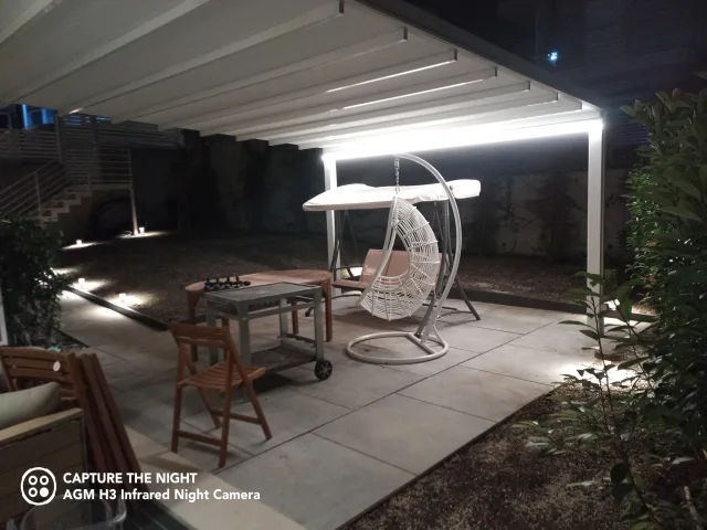 AGM H3 scatto con illuminazione artificiale in notturna, no flash