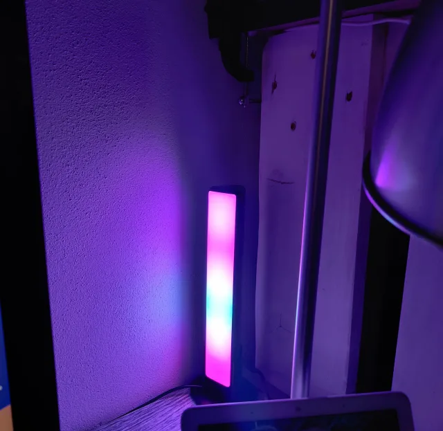 lampada colore segmentato