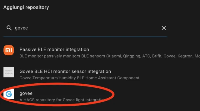 impostazioni home assistant 2