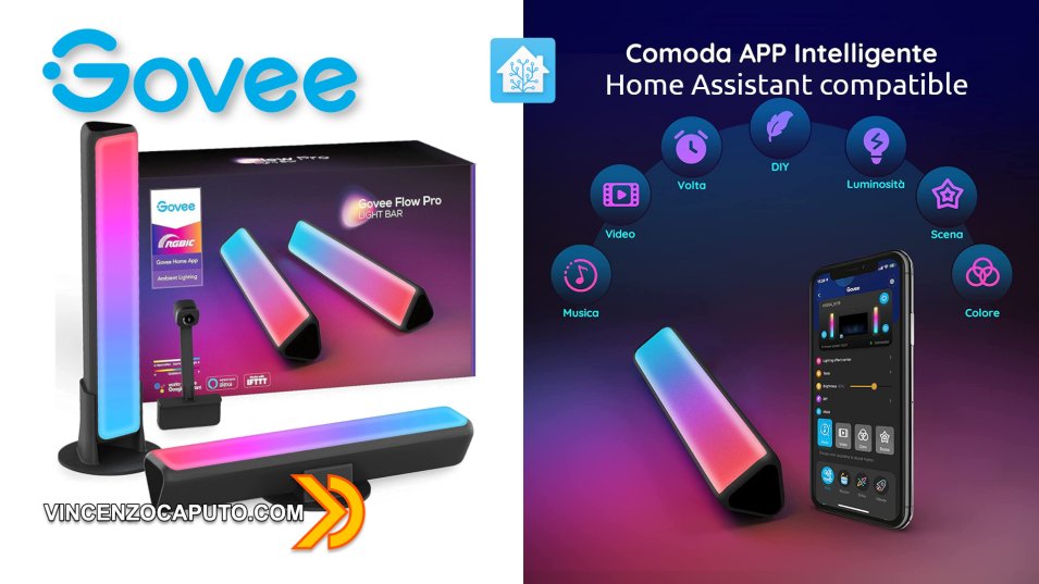 Barre luminose Govee Flow Plus - Home Assistant integration and review