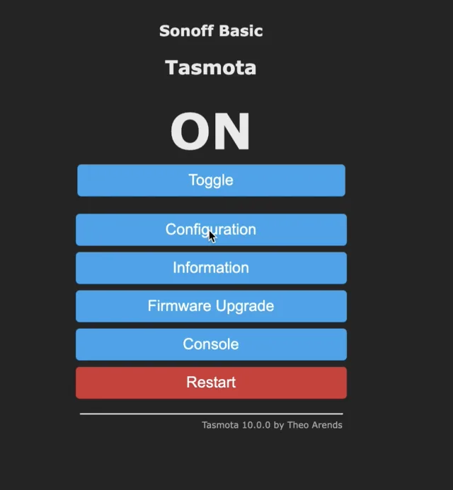 configurazione tasmota 2