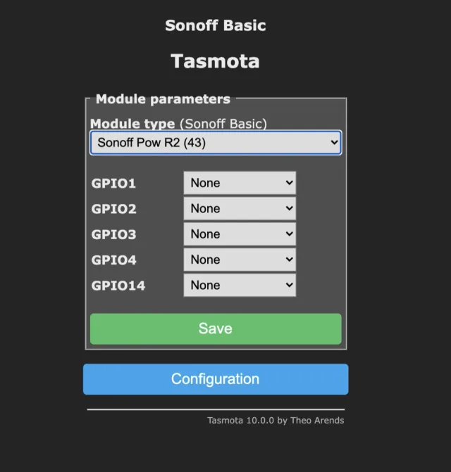 configurazione tasmota 4
