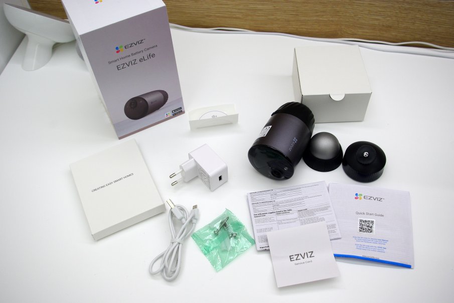 EZVIZ BC1C contenuto della confezione