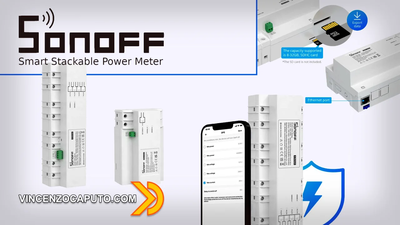 SONOFF Smart Stackable Power Meter (SPM-Main e SPM-4Relay) - Recensione