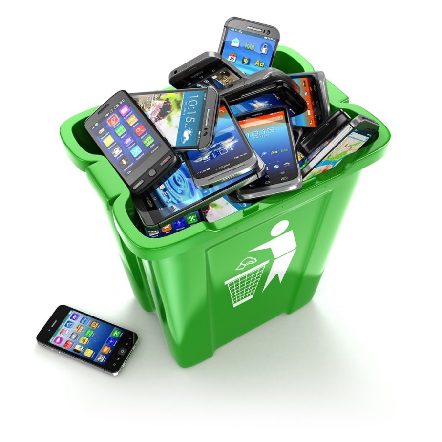 Smartphone da riciclare