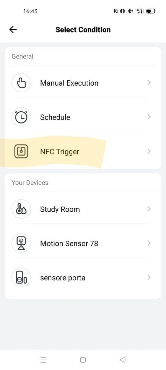 SwitchBot tag NFC app Switchbot configurazione trigger NFC