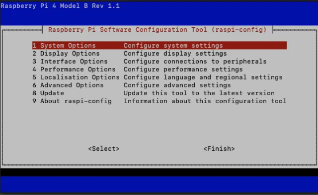 raspi-config 1