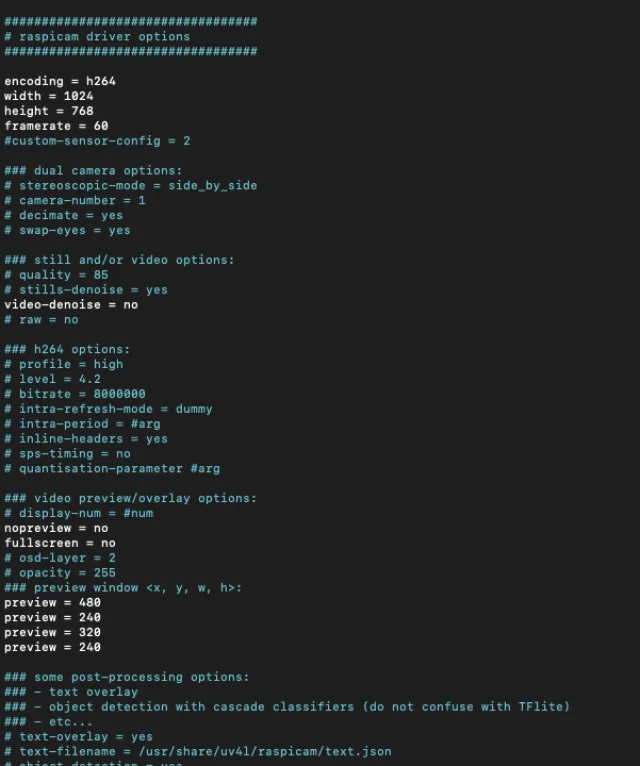 file di configurazione 1