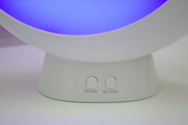 Lampada ECOLOR dettaglio pulsanti manuali