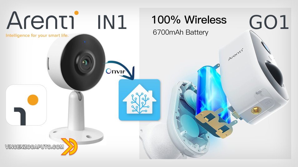 Arenti GO1 & IN1 nuove telecamere in test anche con Home Assistant