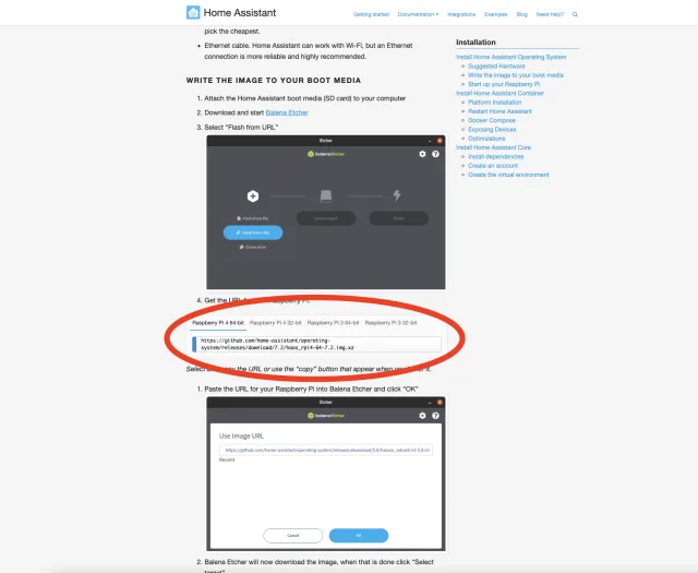 url di home assistant